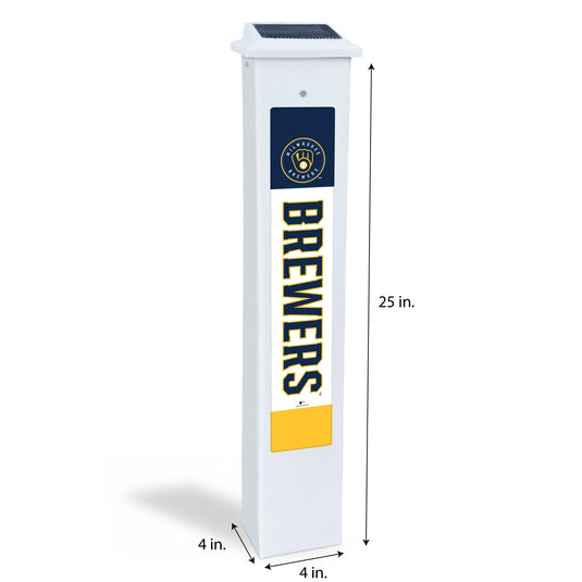 Fan Creations MLB Team Glow Post - Milwaukee Brewers