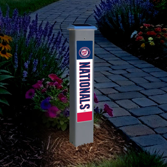 Fan Creations Glow Post MLB Team Glow Post - Washington Nationals