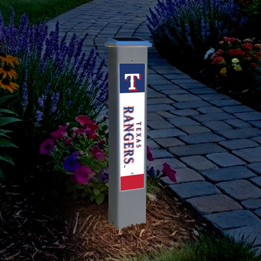 Fan Creations Glow Post MLB Team Glow Post - Texas Rangers
