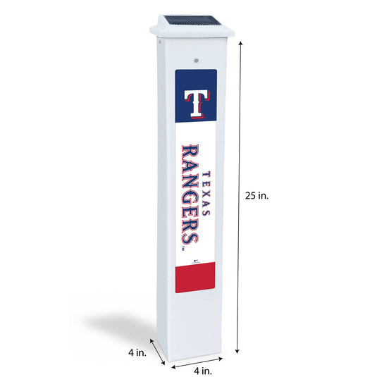 Fan Creations Glow Post MLB Team Glow Post - Texas Rangers