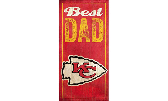 Fan Creations Wall Decor Kansas City Chiefs Best Dad Sign