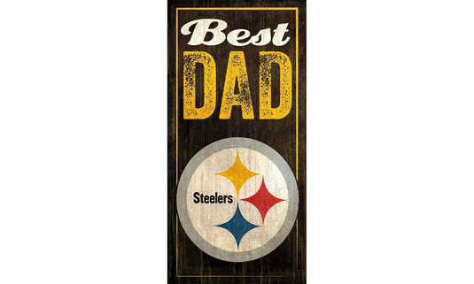 Fan Creations Wall Decor Pittsburgh Steelers Best Dad Sign