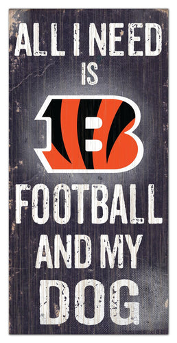 Fan Creations 6x12 Sign Cincinnati Bengals My Dog 6x12 Sign