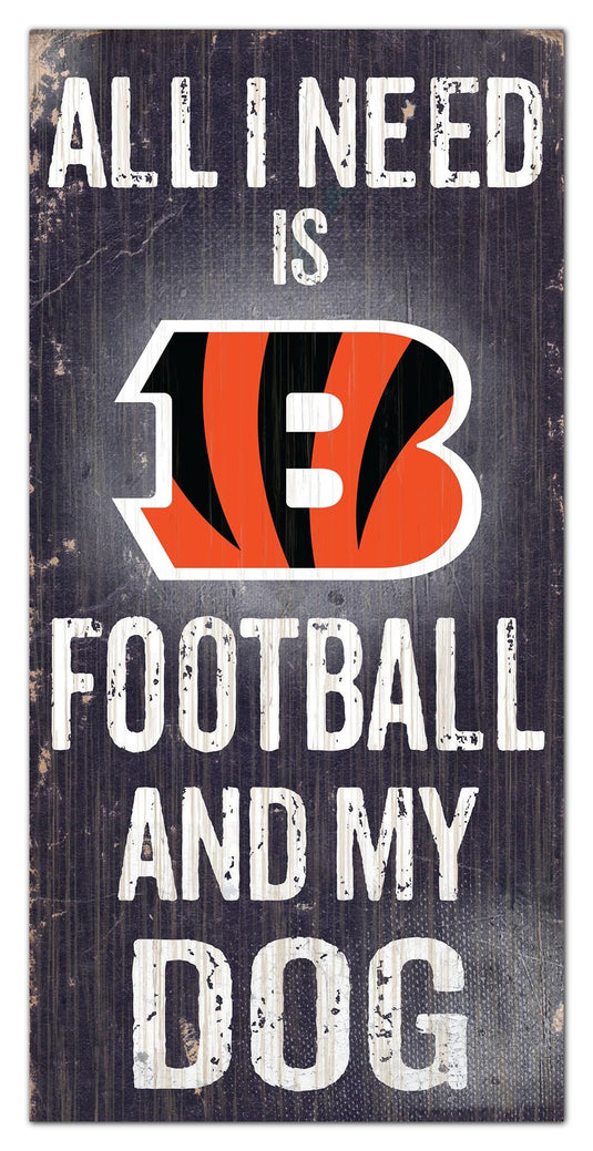 Fan Creations 6x12 Sign Cincinnati Bengals My Dog 6x12 Sign