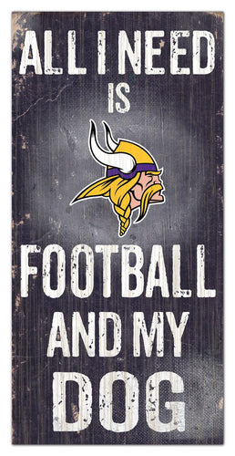 Fan Creations 6x12 Sign Minnesota Vikings My Dog 6x12 Sign