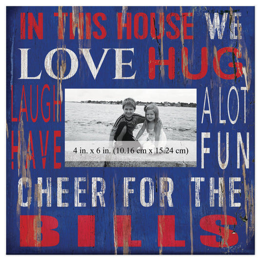 Fan Creations Home Decor Buffalo Bills  In This House 10x10 Frame