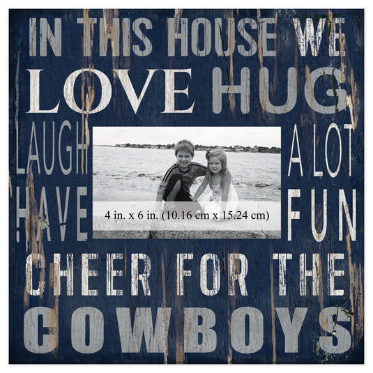 Fan Creations Home Decor Dallas Cowboys  In This House 10x10 Frame