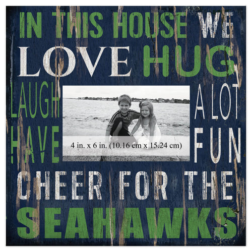 Fan Creations Home Decor Seattle Seahawks  In This House 10x10 Frame