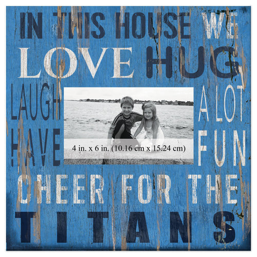 Fan Creations Home Decor Tennessee Titans  In This House 10x10 Frame