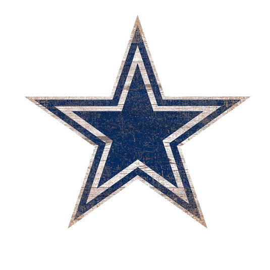 Fan Creations 24" Signs Dallas Cowboys Distressed Logo Cutout Sign