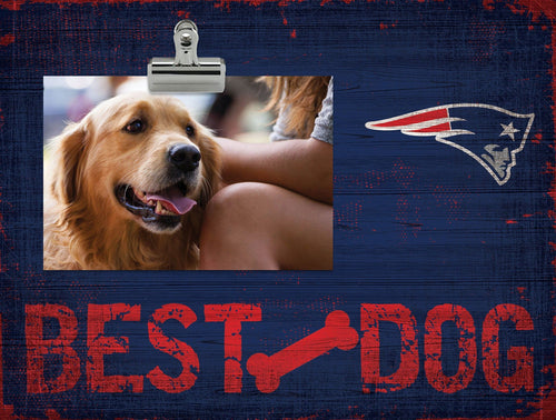 Fan Creations Desktop Stand New England Patriots Best Dog Clip Frame