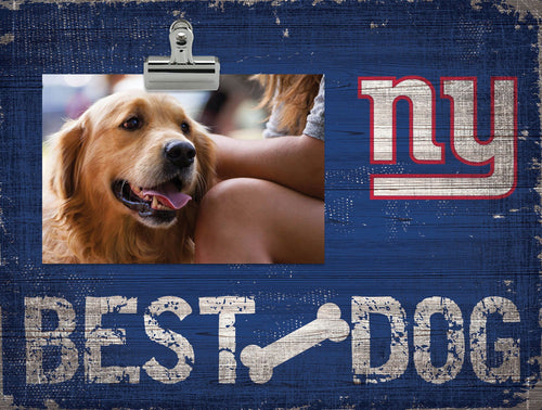 Fan Creations Desktop Stand New York Giants Best Dog Clip Frame