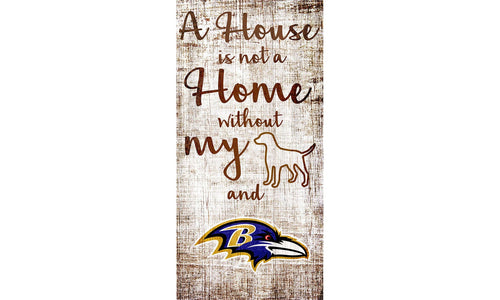 Fan Creations Wall Decor Baltimore Ravens A House Is Not A Home Sign