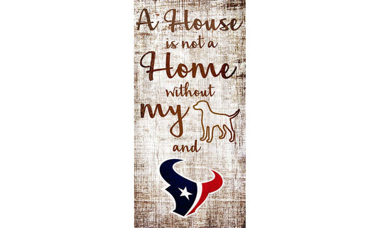 Fan Creations Wall Decor Houston Texans A House Is Not A Home Sign