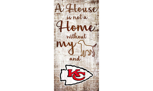 Fan Creations Wall Decor Kansas City Chiefs A House Is Not A Home Sign