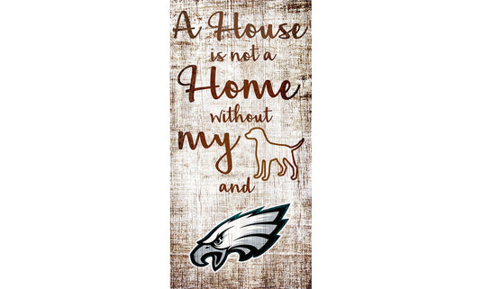 Fan Creations Wall Decor Philadelphia Eagles A House Is Not A Home Sign