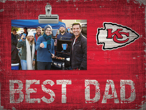 Fan Creations Desktop Stand Kansas City Chiefs Best Dad Clip Frame