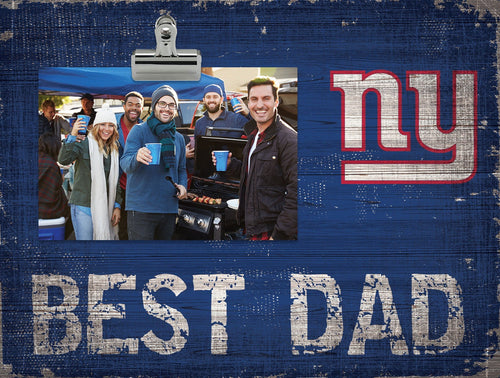 Fan Creations Desktop Stand New York Giants Best Dad Clip Frame