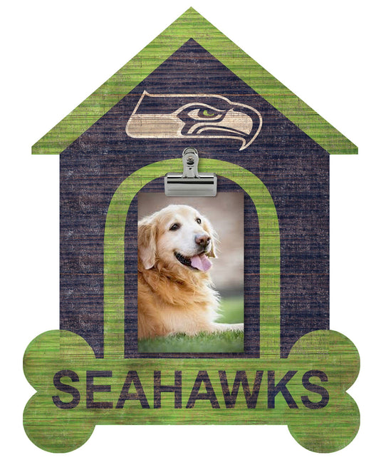 Fan Creations Clip Frame Seattle Seahawks Dog Bone House Clip Frame