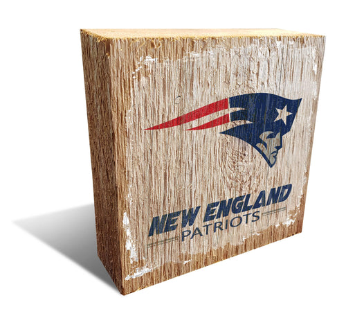 Fan Creations Desktop Stand New England Patriots Team Logo Block