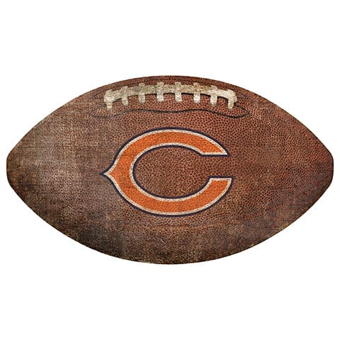 Fan Creations 12" Wall Art Chicago Bears 12" Football Shaped Sign