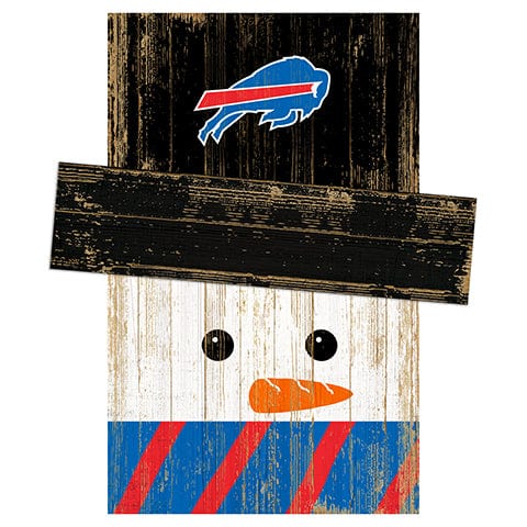 Fan Creations Large Holiday Head Buffalo Bills Snowman Head