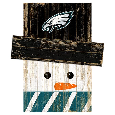 Fan Creations Large Holiday Head Philadelphia Eagles Snowman Head