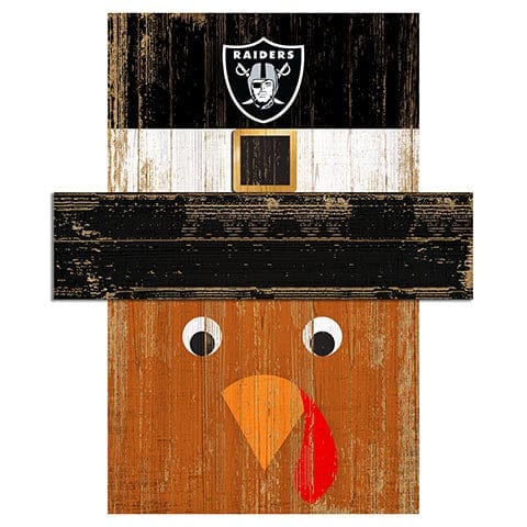 Fan Creations Large Holiday Head Las Vegas Raiders Turkey Head