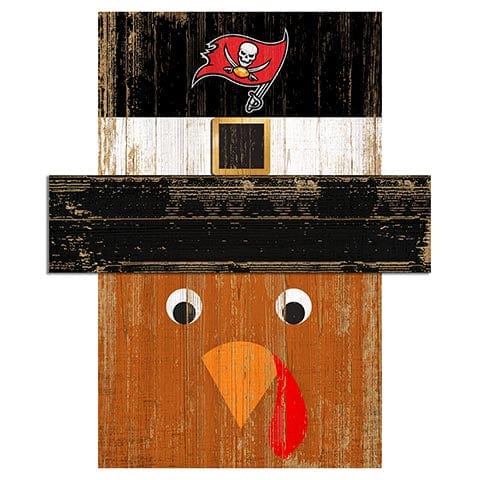 Fan Creations Large Holiday Head Tampa Bay Buccaneers Turkey Head