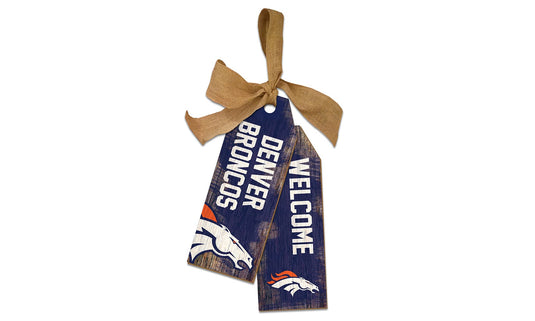 Fan Creations Wall Decor Denver Broncos 12in Team Tags