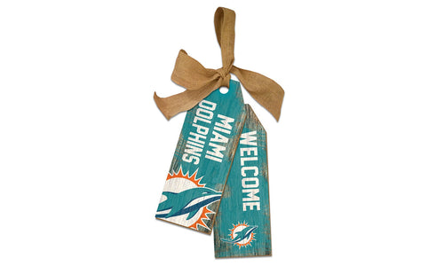 Fan Creations Wall Decor Miami Dolphins 12in Team Tags