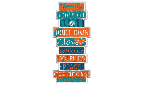 Fan Creations Wall Decor Miami Dolphins Celebration Stack 24