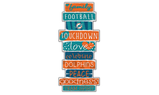 Fan Creations Wall Decor Miami Dolphins Celebration Stack 24