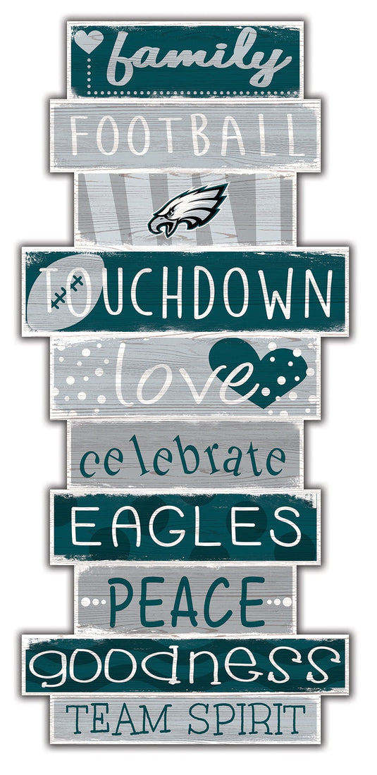 Fan Creations Wall Decor Philadelphia Eagles Celebration Stack 24" Sign