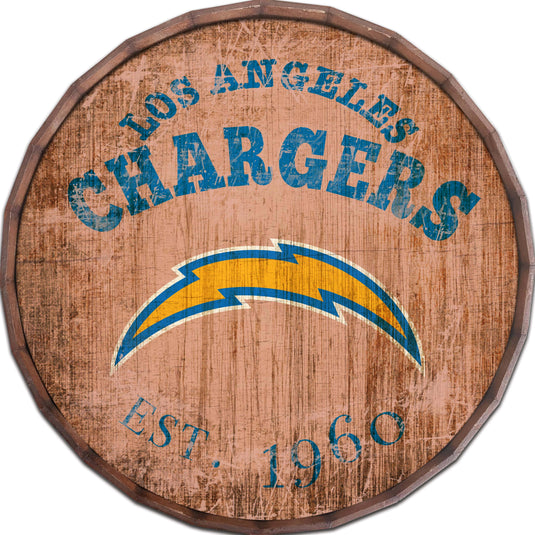 Fan Creations Home Decor Los Angeles Chargers  24in Established Date Barrel Top