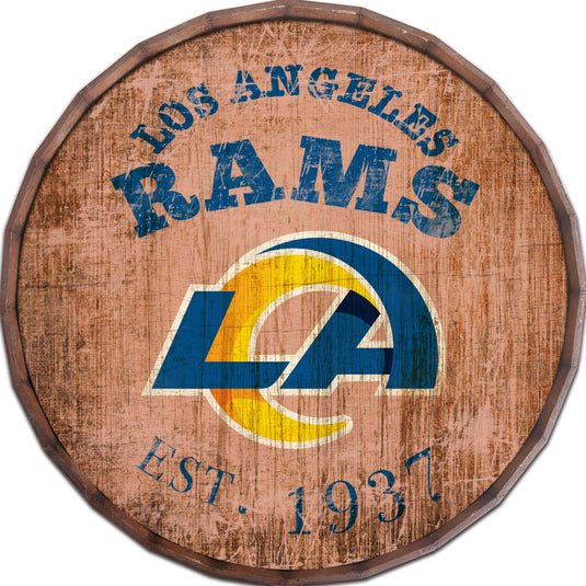Fan Creations Home Decor Los Angeles Rams  24in Established Date Barrel Top