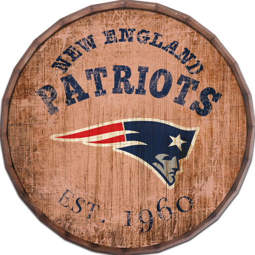 Fan Creations Home Decor New England Patriots  24in Established Date Barrel Top