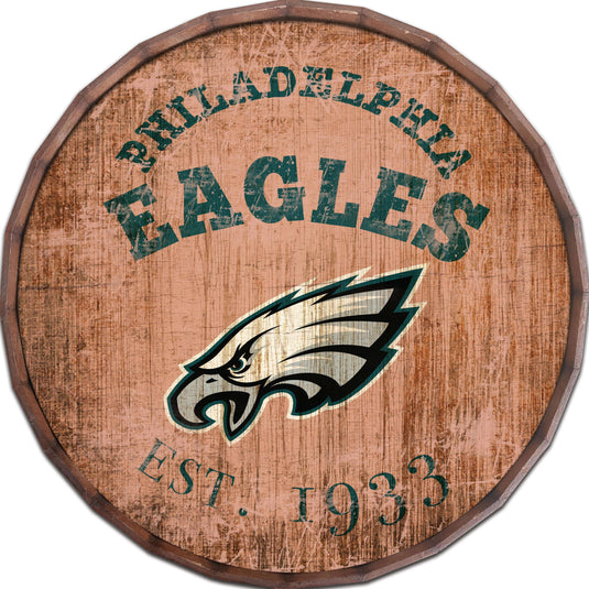 Fan Creations Home Decor Philadelphia Eagles  24in Established Date Barrel Top