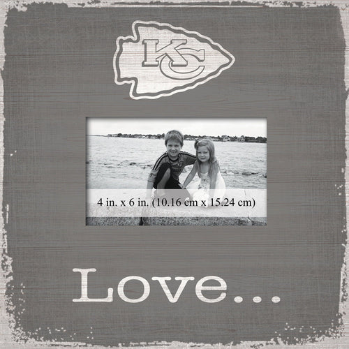 Fan Creations Home Decor Kansas City Chiefs  Love Picture Frame