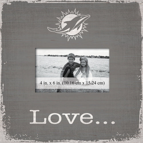 Fan Creations Home Decor Miami Dolphins  Love Picture Frame