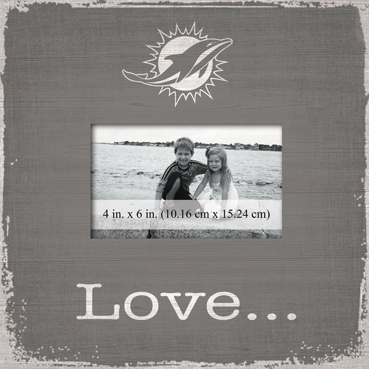 Fan Creations Home Decor Miami Dolphins  Love Picture Frame