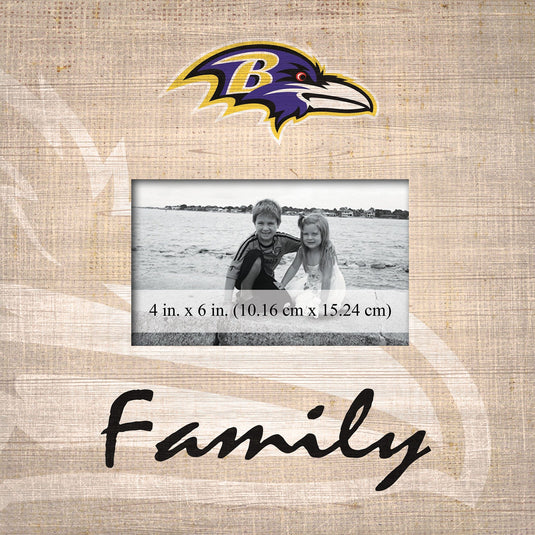 Fan Creations Home Decor Baltimore Ravens  Family Frame