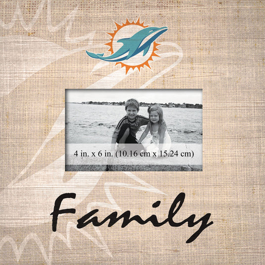 Fan Creations Home Decor Miami Dolphins  Family Frame