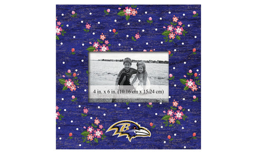 Fan Creations 10x10 Frame Baltimore Ravens Floral 10x10 Frame