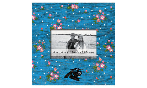 Fan Creations 10x10 Frame Carolina Panthers Floral 10x10 Frame