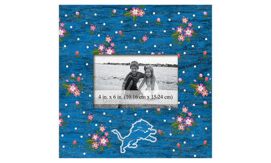 Fan Creations 10x10 Frame Detroit Lions Floral 10x10 Frame