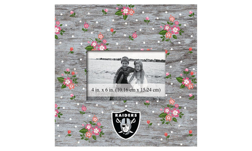 Fan Creations 10x10 Frame Las Vegas Raiders Floral 10x10 Frame