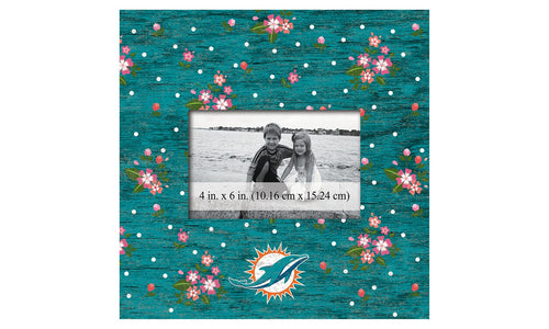 Fan Creations 10x10 Frame Miami Dolphins Floral 10x10 Frame