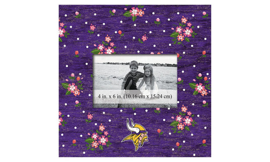 Fan Creations 10x10 Frame Minnesota Vikings Floral 10x10 Frame