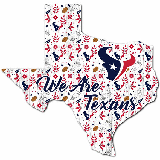 Fan Creations Wall Decor Houston Texans State Sign 24in